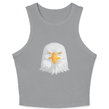 Discover Bald Eagle Crop Tank Top