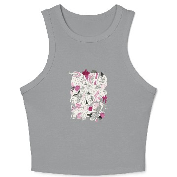 Discover Street graffiti Crop Tank Top