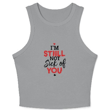 Discover I love you Funny Crop Tank Top