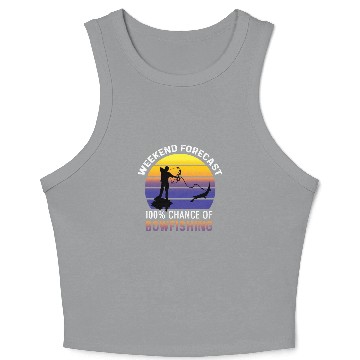 Discover Weekend Forecast Hobbyist Gift Crop Tank Top