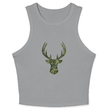 Discover Deer Hunter Tree camouflage Crop Tank Top