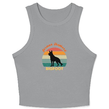 Discover German Shepherd Dog Lover Crop Tank Top