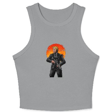Discover Donald Trump Crop Tank Top