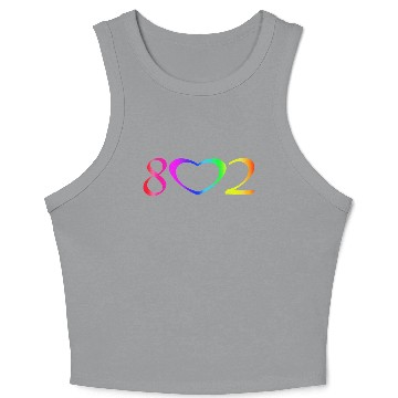 Discover 802 Gay Pride Crop Tank Top