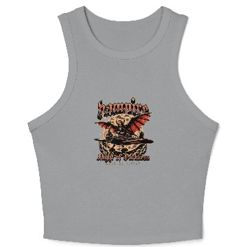 Discover Vampire Flight of Darkness Crop Tank Top