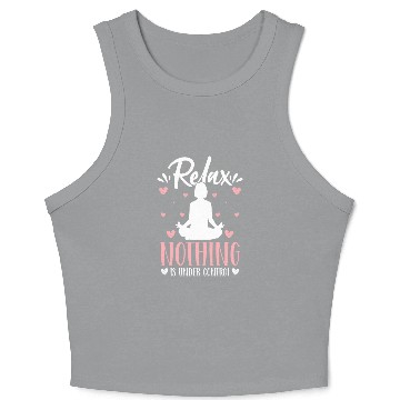 Discover Yoga Spirit Buddha Enlightenment Crop Tank Top