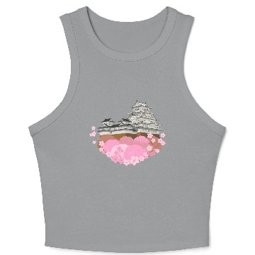 Discover Cherry Blossom Crop Tank Top
