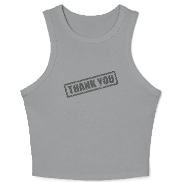 Discover thank you Crop Tank Top