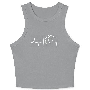 Discover Heartbeat Basketball Crop Tank Top