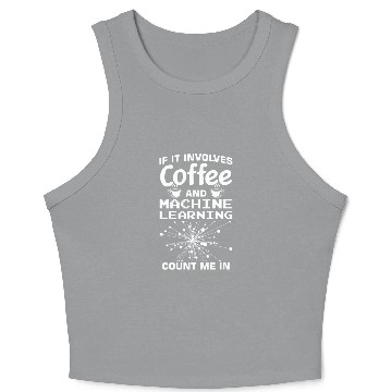 Discover Machine Learning and AI Mastery Design Crop Tank Top