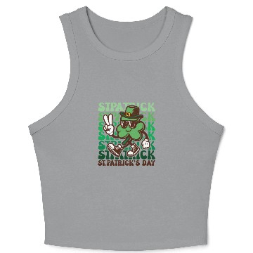 Discover St. Patrick's Day Ireland Irish Green Crop Tank Top