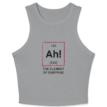 Discover Ah The Element Of Surprise Crop Tank Top
