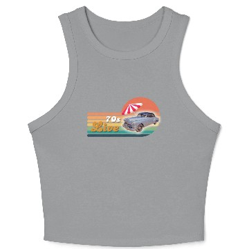 Discover Retro old school style Crop Tank Top