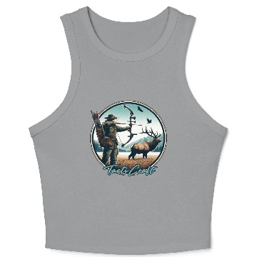 Discover TactiCraft Elk Bow Hunter Crop Tank Top