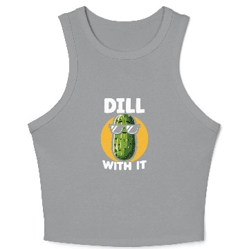 Discover Pickle Lover Funny Pickle Dill pickle Pickled Crop Tank Top