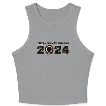 Discover 2024 Total Solar Eclipse - Science Crop Tank Top
