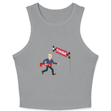 Discover Trump support artwork Crop Tank Top
