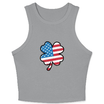 Discover AMERICAN IRISH ST PATRICKS DAY Crop Tank Top
