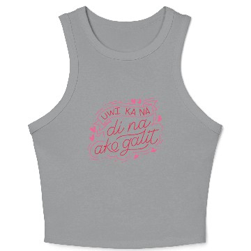 Discover Love's Visual Symphony: Valentine's Graphics Desig Crop Tank Top