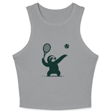 Discover SLOTH TENNIS Crop Tank Top