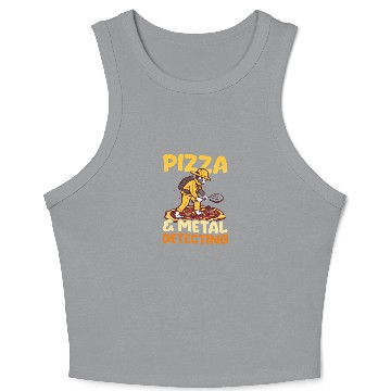 Discover Metal Detecting Pizza And Detecting Crop Tank Top