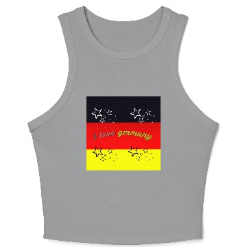 Discover i love germany Crop Tank Top