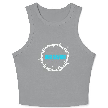 Discover Our savior - Jesus Christ Crop Tank Top