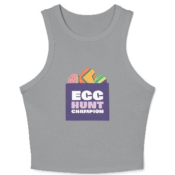 Discover Egg Hunt Champion Crop Tank Top