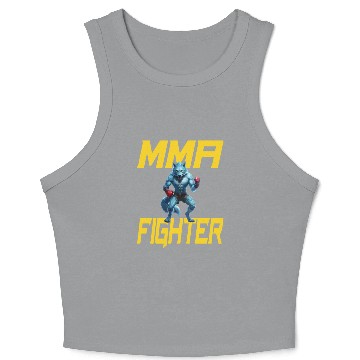 Discover MMA Werewolf - Cool MMA Fighter Design Crop Tank Top
