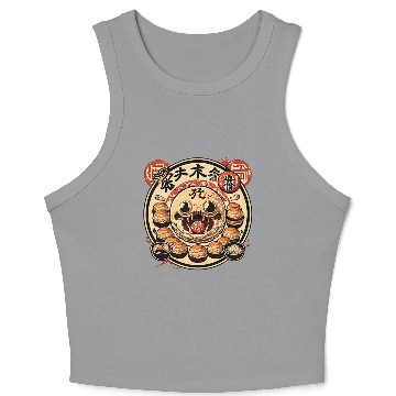 Discover Takoyaki Attack Crop Tank Top