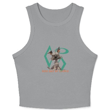 Discover Dog Dad by Choice Crop Tank Top