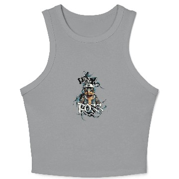 Discover Like A Boss Crop Tank Top