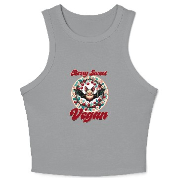 Discover Berry Sweet Vegan Crop Tank Top