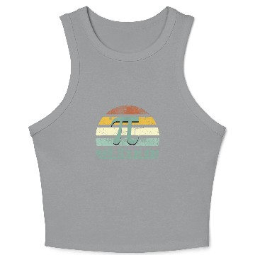 Discover Well It's Pi day Crop Tank Top
