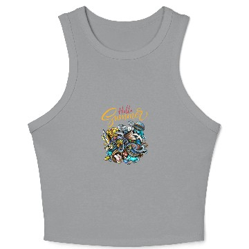 Discover Summer Vibes Crop Tank Top