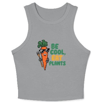 Discover Cool Carrot In Sunglasses Crop Tank Top