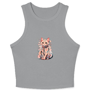 Discover "Creative Minds Unite | Kat-Inspired Artist Crop Tank Top fo