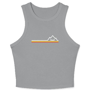 Discover Banff National Park Alberta Canada Crop Tank Top