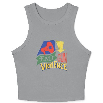 Discover End Gun Violence Crop Tank Top