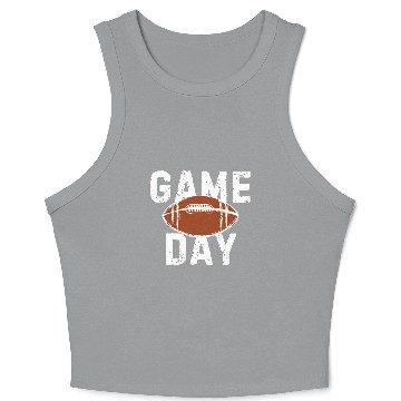 Discover Game Day Football Crop Tank Top