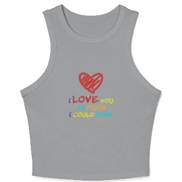 Discover Valentine's day joke Crop Tank Top