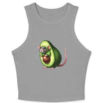 Discover Avo-Rat - Avocado Costume Crop Tank Top