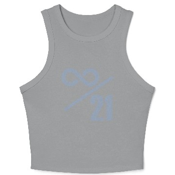 Discover Bitcoin 21 Million Limit - Infinitely Valuable Crop Tank Top