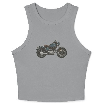Discover A classic motorcycle Crop Tank Top