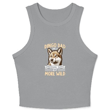 Discover Dingo Australian Dog Crop Tank Top