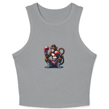 Discover Muay Thai Monkey - Martial Arts Crop Tank Top