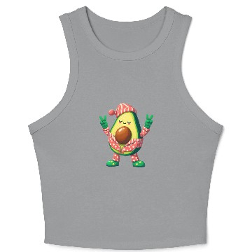 Discover Avocado in Pajamas Crop Tank Top