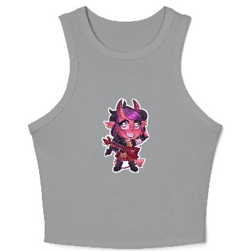 Discover Fig Charm Crop Tank Top