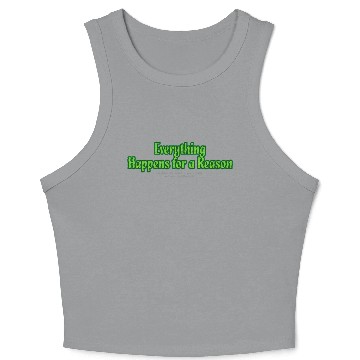 Discover A reason stupid Crop Tank Top