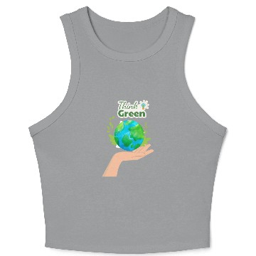 Discover Earth Day Crop Tank Top